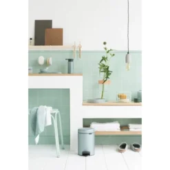 Pedaalemmer NewIcon BRABANTIA - 3 Liter Muntgroen -Aanbiedingen Tuin Wens Winkel 1608034756 3 600