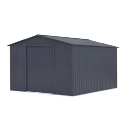 Sinolily Archer E Tuinhuis Met Dubbele Schuifdeur - 8,84 M² - Antraciet