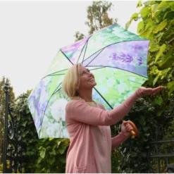 ESSCHERT DESIGN Paraplu Met Bloemenprint - Ø 120 Cm -Aanbiedingen Tuin Wens Winkel paraplu met bloemen 120 cm 1492183705 1 600