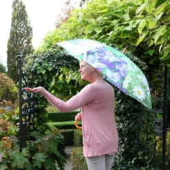ESSCHERT DESIGN Paraplu Met Bloemenprint - Ø 120 Cm -Aanbiedingen Tuin Wens Winkel paraplu met bloemen 120 cm 1492183750 1 600