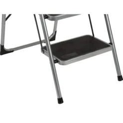 Trapladder Staal KING 4 Brede Treden - Zilver/zwart -Aanbiedingen Tuin Wens Winkel trapladder staal king 4 brede treden 1603977455 4 600