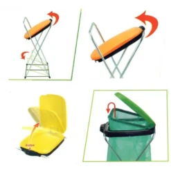 Vuilniszakhouder - 2 Deksels -Aanbiedingen Tuin Wens Winkel vuilniszakhouder 2 deksels 1565946276 1 600